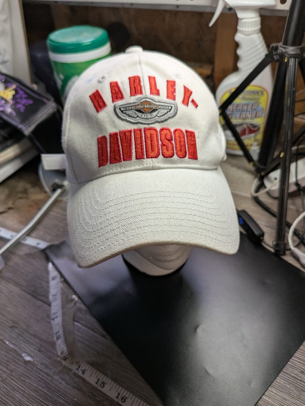 Harley Davidson White‎ Baseball Hat